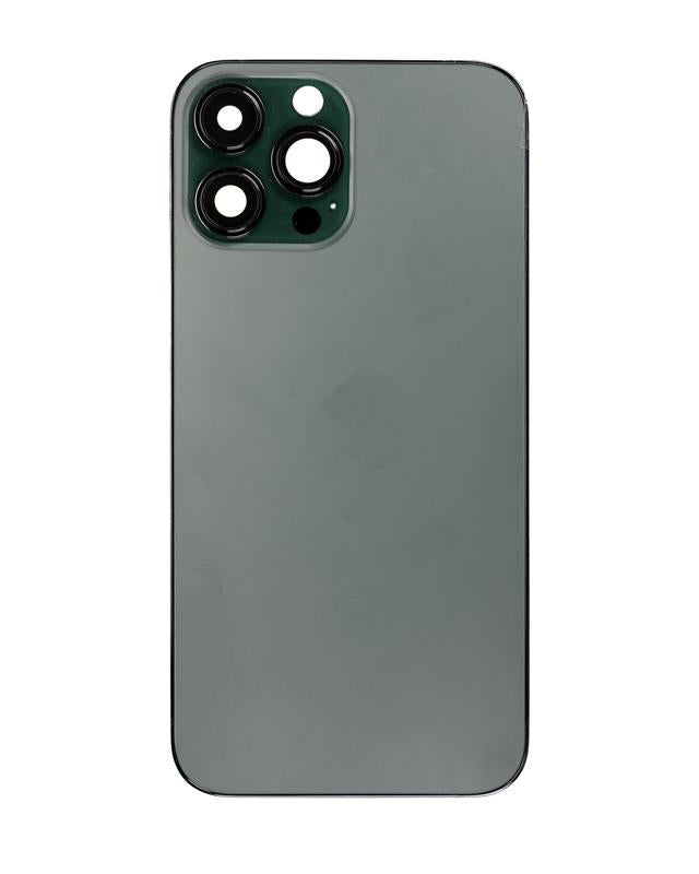 Tapa trasera para iPhone 13 Pro Max (Version Internacional) Verde Alpino con componentes pequeños pre-instalados