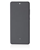 Pantalla OLED con marco para Samsung A72 (A725 / 2021) color Negro Asombroso