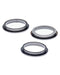 Anillo del bisel de la camara trasera para iPhone 12 Pro (Grafito) (Set de 3 piezas) (Paquete de 10)