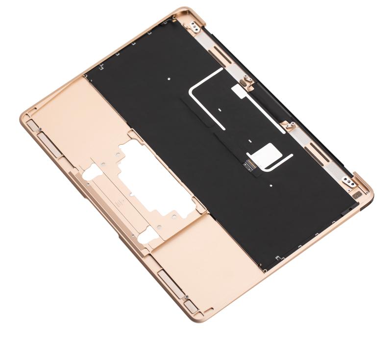 Carcasa superior con teclado y microfono para MacBook Retina 12" A1534 (Principios de 2016 / Mediados de 2017) (Ingles estadounidense) (Oro) Original