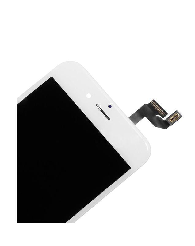 Pantalla LCD para iPhone 6S con placa de acero (Blanco)