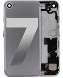 Tapa trasera para iPhone 7 con componentes pequenos pre-instalados (Usado Original Calidad A) (Plata)