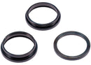Anillo de bisel para camara trasera para iPhone 15 Pro (Titanio Negro) (Set de 3 piezas)