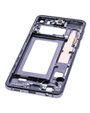 Carcasa intermedia para Samsung Galaxy S10 (con piezas pequeñas) (Negro Prisma)