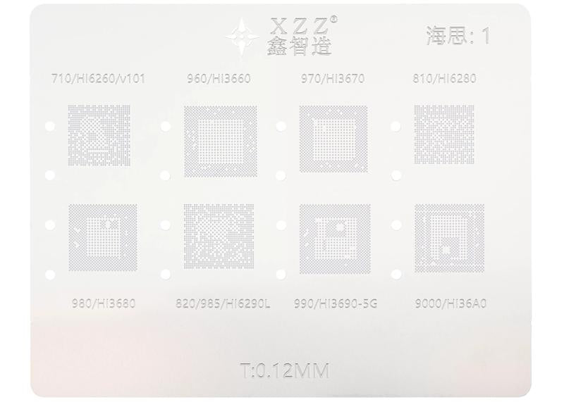 Plantilla de Reballing para CPU L23 iPhone A8-A16 BGA Reparacion