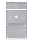 Skin 4 en 1 (Superior, Inferior, Teclado, Reposamanos) para MacBook Air 13" Retina (A2179 / Principios de 2020) (Gris Espacial)