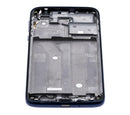 Carcasa media con marco de pantalla para Motorola Moto G7 Power (XT1955 / 2019) (Version US) (Azul Marino) (Set de 2 Piezas)