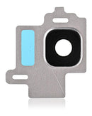 Lente de camara trasera con aro para Samsung Galaxy S8 (Plata)