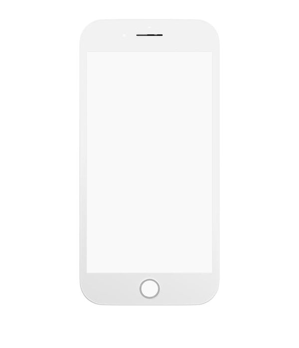 Vidrio frontal con marco y OCA para iPhone 8 (Blanco) - Paquete de 2