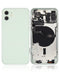 Tapa trasera para iPhone 12 con componentes pequenos pre-instalados (Version internacional, Verde)