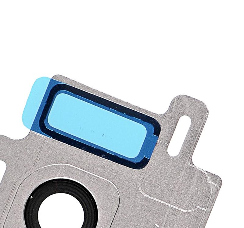 Lente de camara trasera con aro para Samsung Galaxy S8 (Plata)