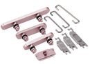 Botones duros (Encendido / Volumen / Switch) para iPhone 15 / 15 Plus (Rosa)