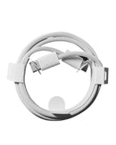 Cable USB C a C trenzado de 3 pies para iPhone / iPad / iPod