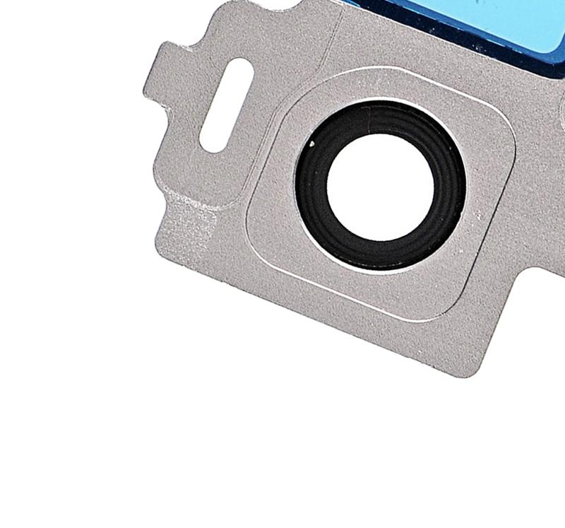 Lente de camara trasera con aro para Samsung Galaxy S8 (Plata)