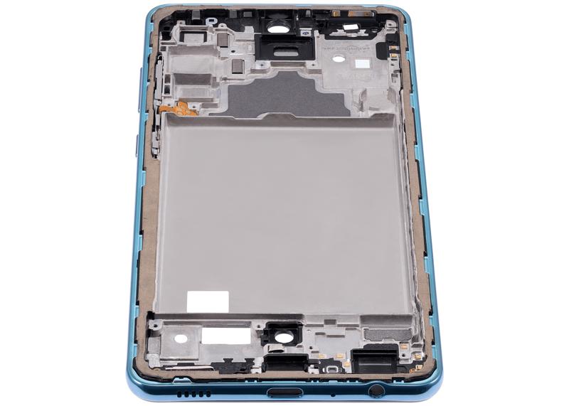 Marco intermedio para Samsung Galaxy A72 (A725 / 2021) Azul