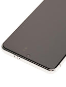 Pantalla OLED con marco para Samsung Galaxy S21 5G (Usada original grado B/C) (Blanco Fantasma)