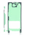 Cinta adhesiva LCD para Samsung Galaxy Note 20 Ultra (Paquete de 10)