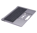 Carcasa superior con teclado para MacBook Pro 13" Retina (A1708 / Finales de 2016 / Mediados de 2017) (Teclado en frances) (Gris espacial)