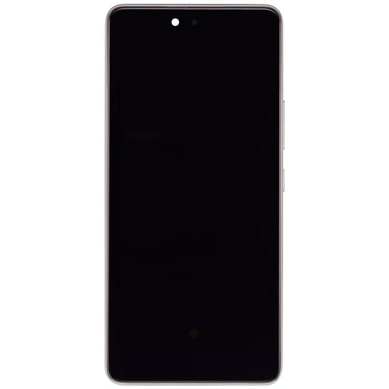 Pantalla OLED con marco para Samsung Galaxy A53 / A53 5G (Blanco)