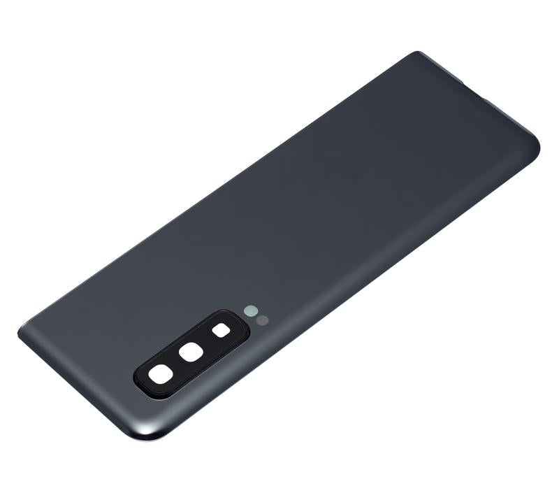 Tapa trasera con lente de cámara para Samsung Galaxy Fold 4G (F900) (Cosmos Black)