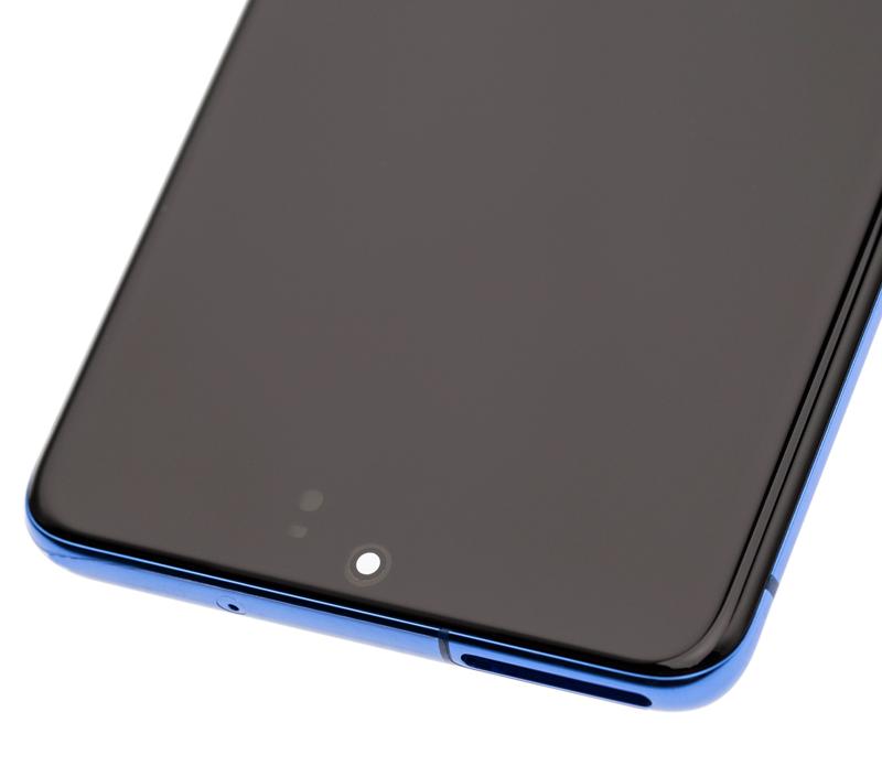 Pantalla OLED para Samsung Galaxy S20 Plus 5G con marco (original) (Azul Aura)