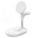 Stand Magsafe con Carga Inalambrica para iPhone y Apple Watch -TEKYA 3 EN 1 MAGSTAND