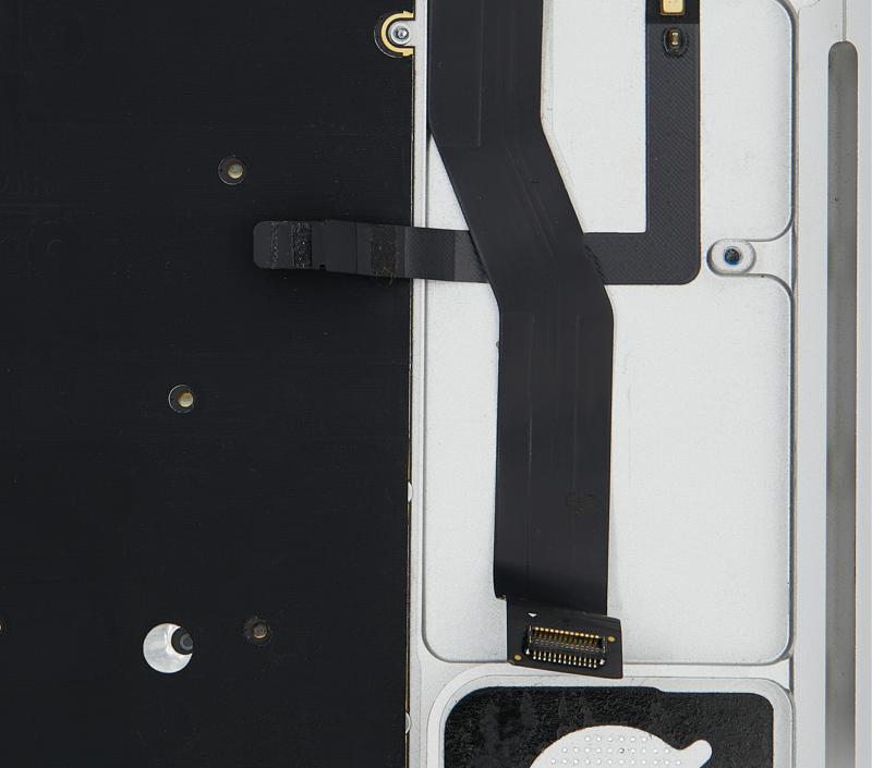 Carcasa superior con teclado para MacBook Pro 15" con Touch Bar (A1707 / Finales de 2016 / Mediados de 2017) (Teclado Francés) (Plata)