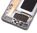 Pantalla OLED para Samsung Galaxy S10 con marco (Blanco Prism)