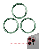 Aro del bisel de camara trasera para iPhone 11 Pro / 11 Pro Max (Verde) (Set de 3 piezas) (Paquete de 10)