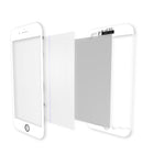 Vidrio frontal con marco, polarizador y OCA preinstalados para iPhone 7 Plus (Paquete de 2) (Blanco)