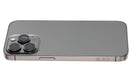 Tapa trasera para iPhone 13 Pro con componentes pequeños pre-instalados (Sin logo) (Versión internacional) (Grafito)