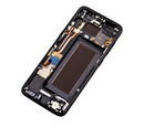 Pantalla OLED con marco para Samsung Galaxy S8 (Usado original Grado B/C) (Negro Medianoche)