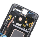 Pantalla OLED con marco para Samsung Galaxy S9 (Usada original Grado B/C) (Negro medianoche)
