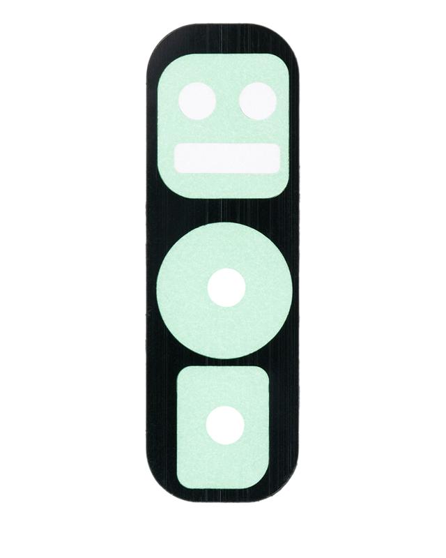 Lente de camara trasera (solo vidrio) con adhesivo para Samsung Galaxy S10E (Prism Black) (Paquete de 10)