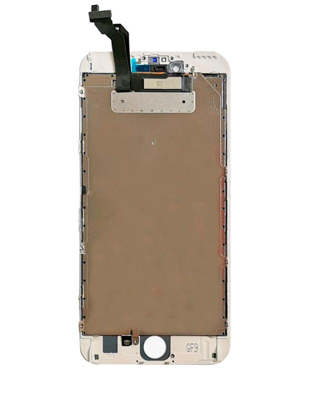 Pantalla LCD para iPhone 6S Plus con placa de metal (Blanco)