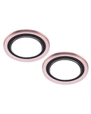 Protector de lente de camara para iPhone 13 / 13 Mini (Rosa) (Transparente)
