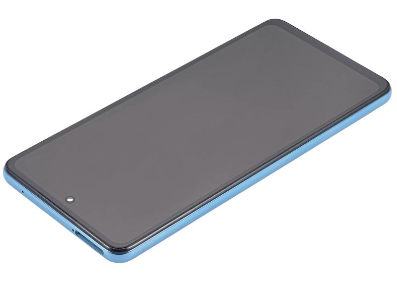 Pantalla OLED con marco para Samsung Galaxy A52 4G / A52 5G / A52S 5G (Azul)