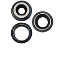 Lente de Camara Trasera con Soporte y Bisel para iPhone 15 Pro (Juego de 3 Piezas) (Premium) (Negro Titanio)