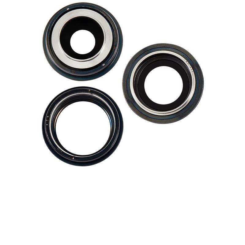 Lente de Camara Trasera con Soporte y Bisel para iPhone 15 Pro (Juego de 3 Piezas) (Premium) (Negro Titanio)