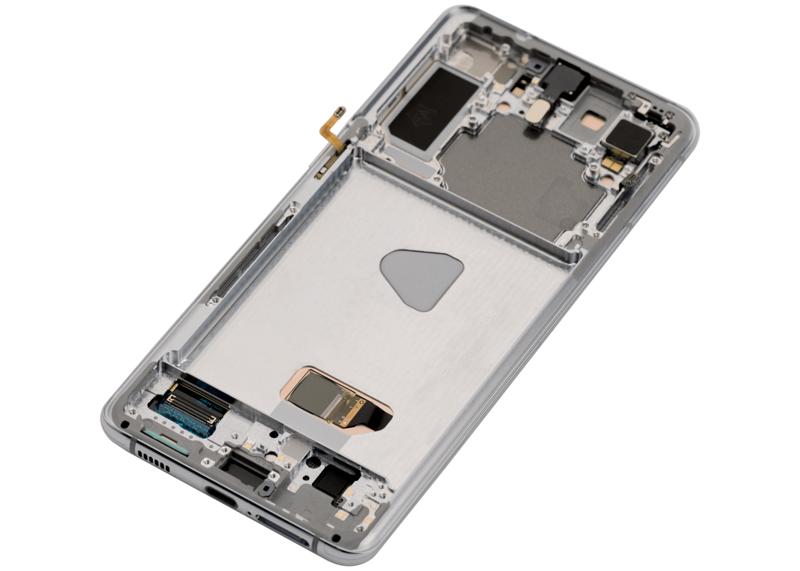 Pantalla OLED con marco para Samsung Galaxy S21 Plus 5G (Plata Fantasma)