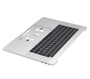 Carcasa superior con teclado para MacBook Pro 15" con Touch Bar (A1707 / Finales de 2016 / Mediados de 2017) (Teclado Francés) (Plata)