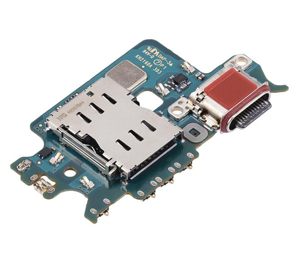Puerto de carga con lector de tarjetas SIM para Samsung Galaxy S22 5G (S9010) (Version Dual SIM)