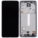 Pantalla OLED con marco para Samsung Galaxy A52 4G (A525 / 2021) / A52 5G (A526 / 2021) / A52S 5G (A528 / 2021) (6.46") (Morado Fantastico)