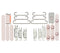 Botones duros (Encendido / Volumen / Interruptor) para iPhone 13 / 13 Mini (Rosa)