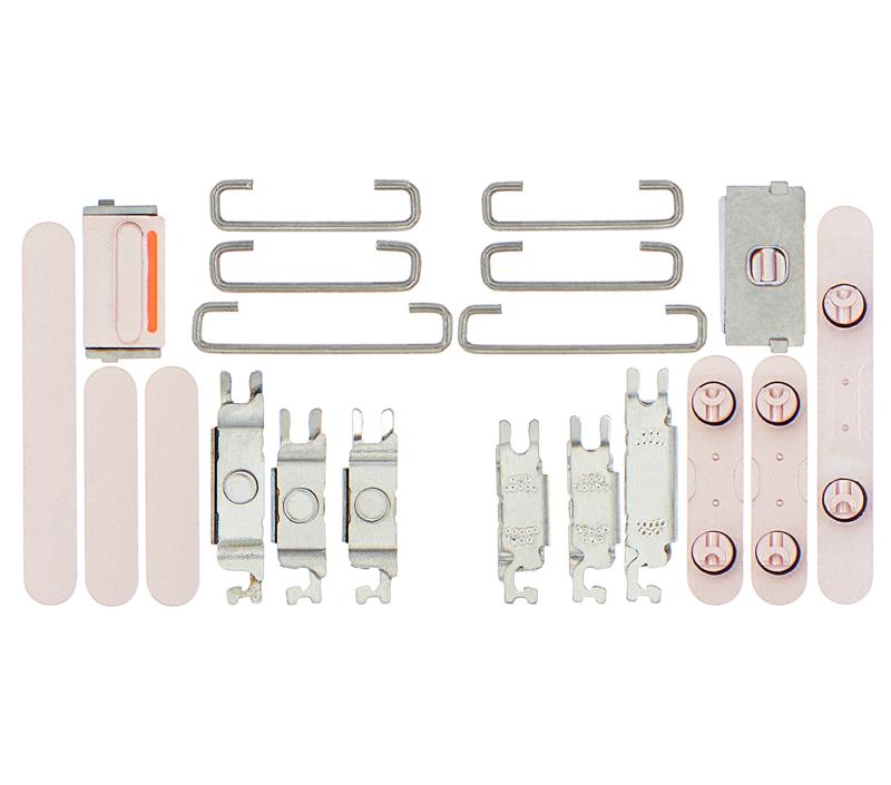 Botones duros (Encendido / Volumen / Interruptor) para iPhone 13 / 13 Mini (Rosa)
