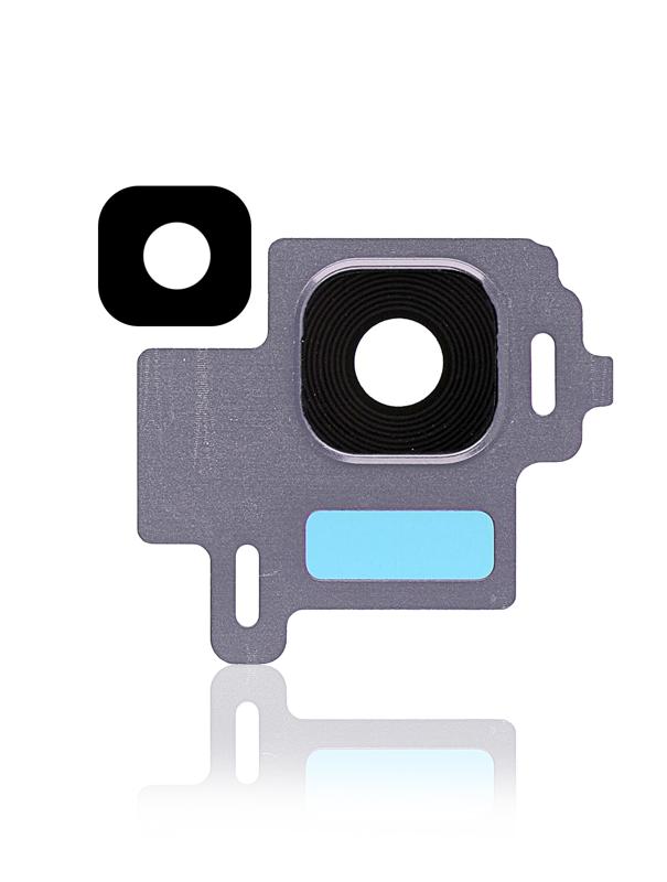 Lente de camara trasera con aro para Samsung Galaxy S8 (Gris Orquidea)