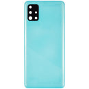 Tapa trasera con lente de camara para Samsung Galaxy A51 4G (A515 / 2019) (Azul Prism Crush)
