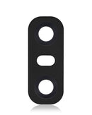 Lente de camara trasera (solo vidrio) con adhesivo para LG G6 (Astro Black)