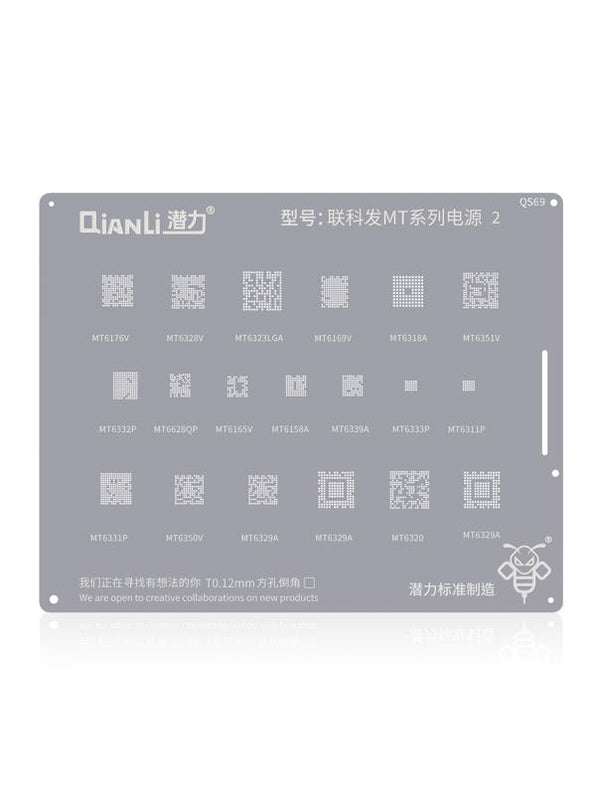 Stencil Bumblebee QS69 Serie MTK MT 2 (Qianli)
