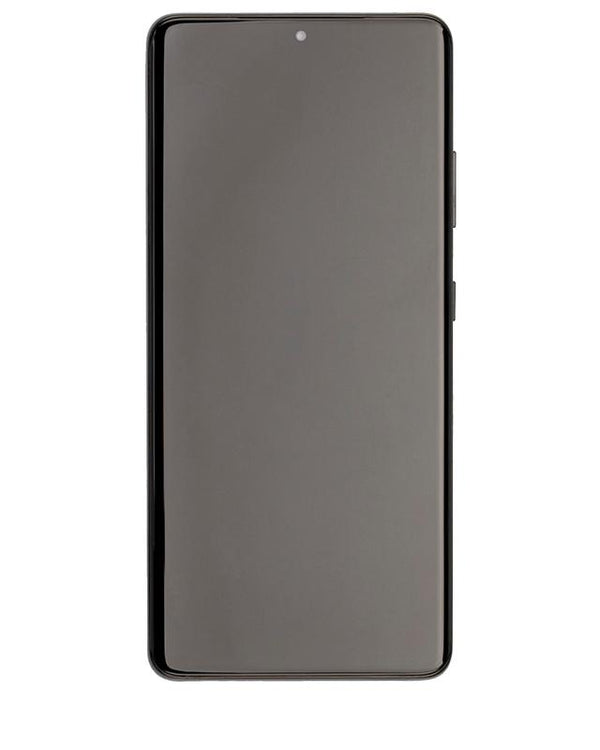 Pantalla OLED con marco para Samsung Galaxy S21 Ultra 5G (Usado original calificacion B/C) (Negro Fantasma)